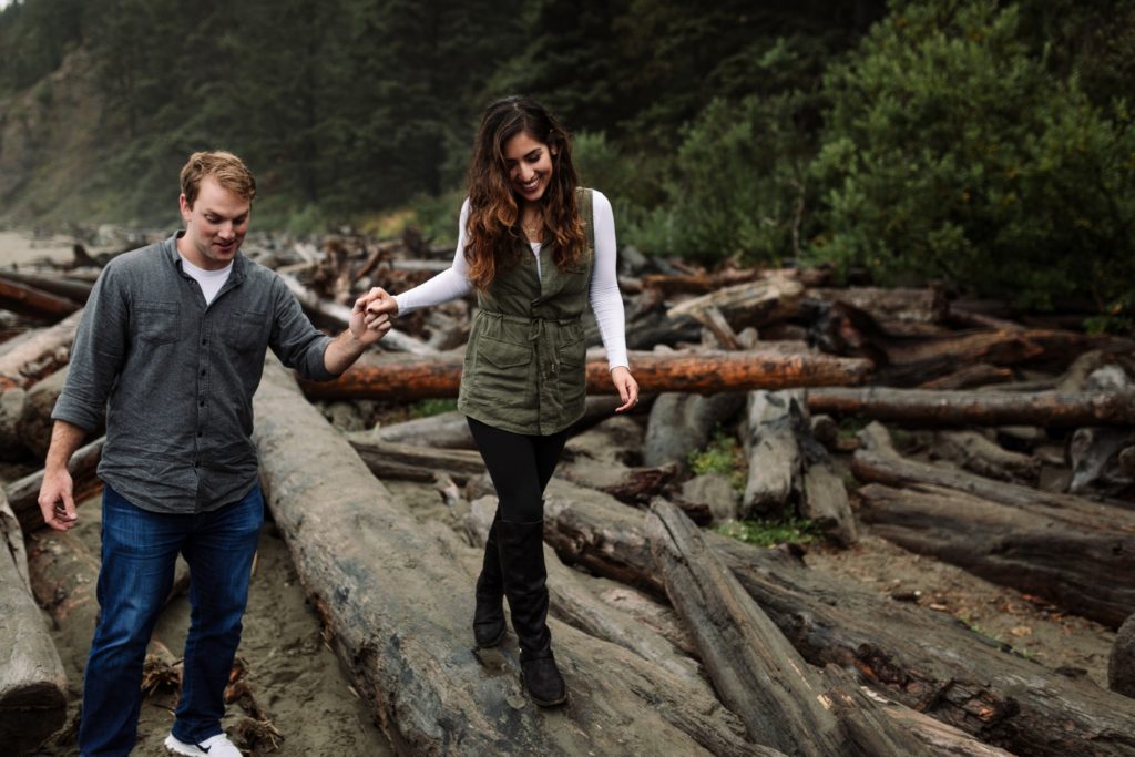 La Push Beach Adventurous Photoshoots