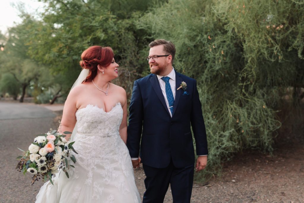 Phoenix Zoo Wedding with Strut Bridal Gown