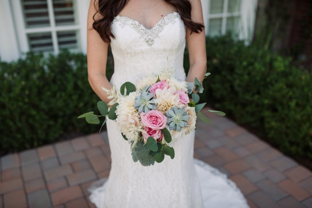 Brilliant Bridal Dress and Zuzu Petals Florals