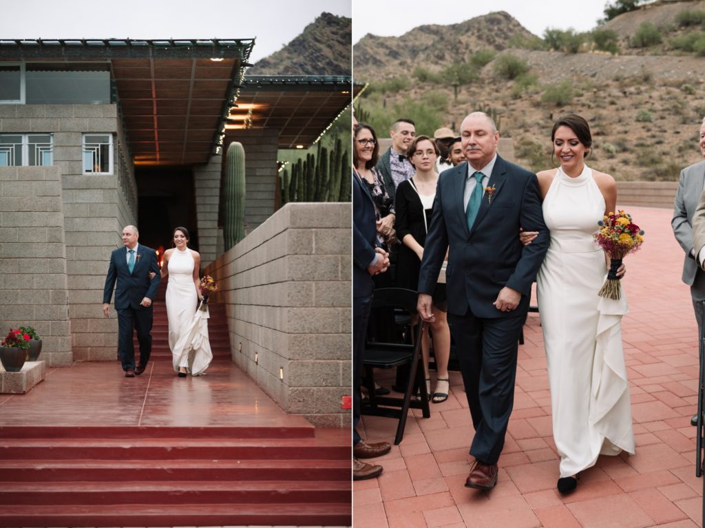 Phoenix Private Home Wedding Overlooking Phx Mountains