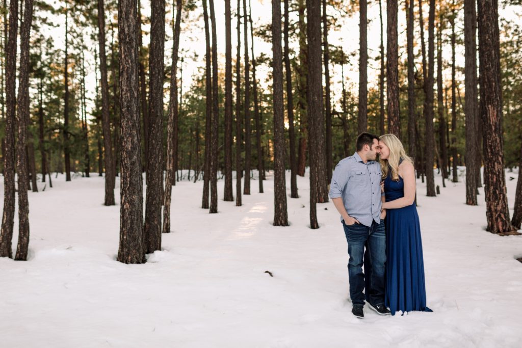 Wintery Payson Engagement Photos