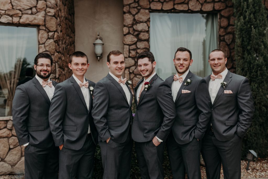 Mesa Arizona Groomsmen at Superstition Manor Wedding