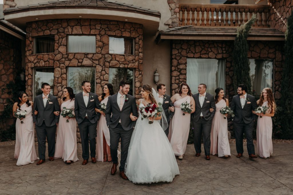 Mesa AZ Wedding Party at Superstition Manor