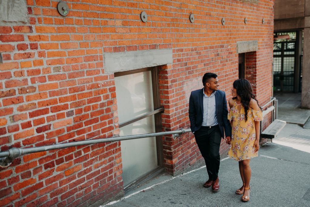 Pike Place Seattle Engagement Photos
