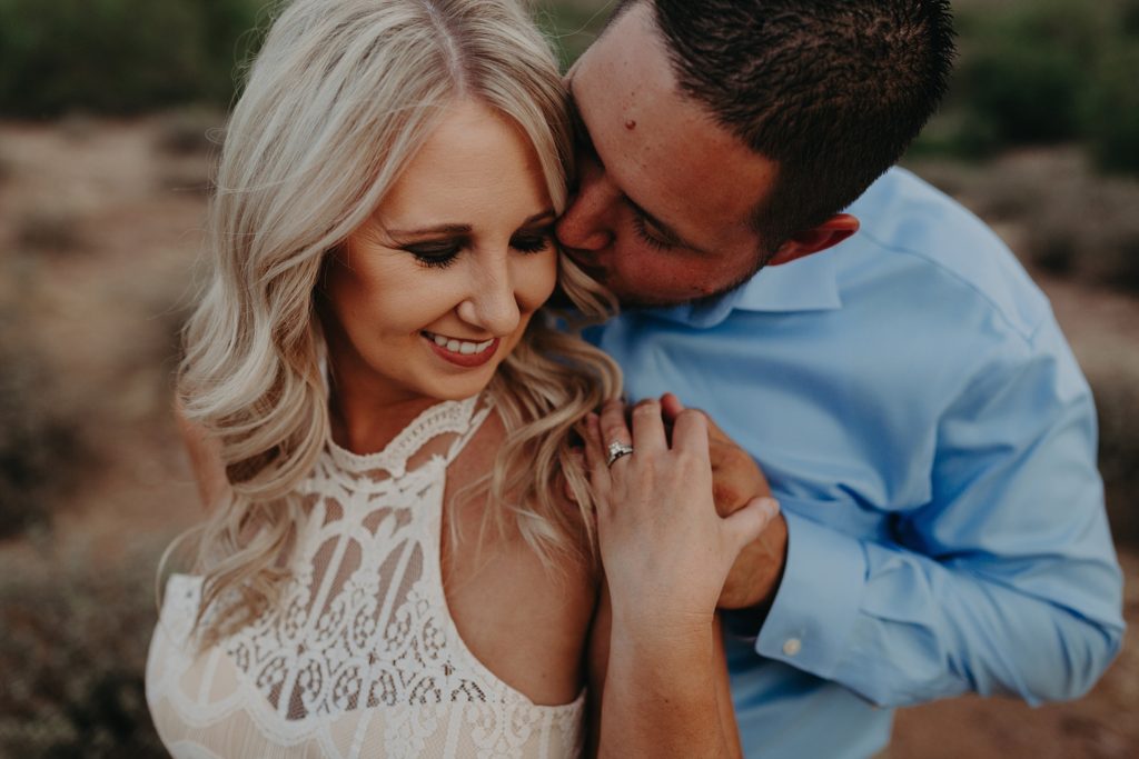 Intimate Lost Dutchman Engagement Photos at Superstition Mountain Park Suzy Goodrick Photography