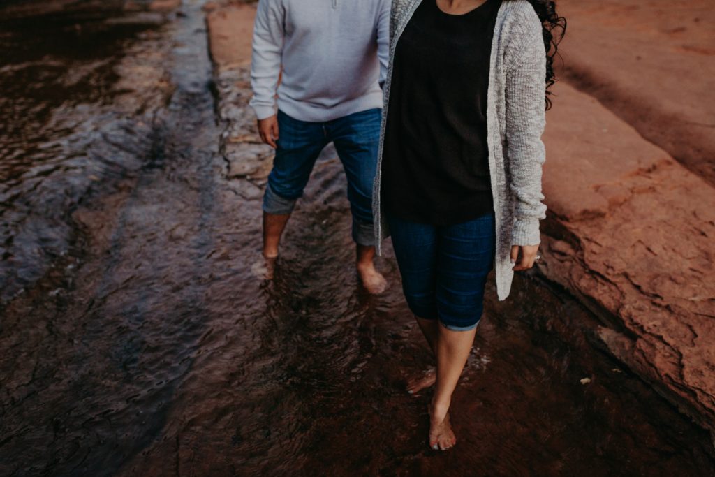 Sedona Red Rock Crossing Engagement Photos