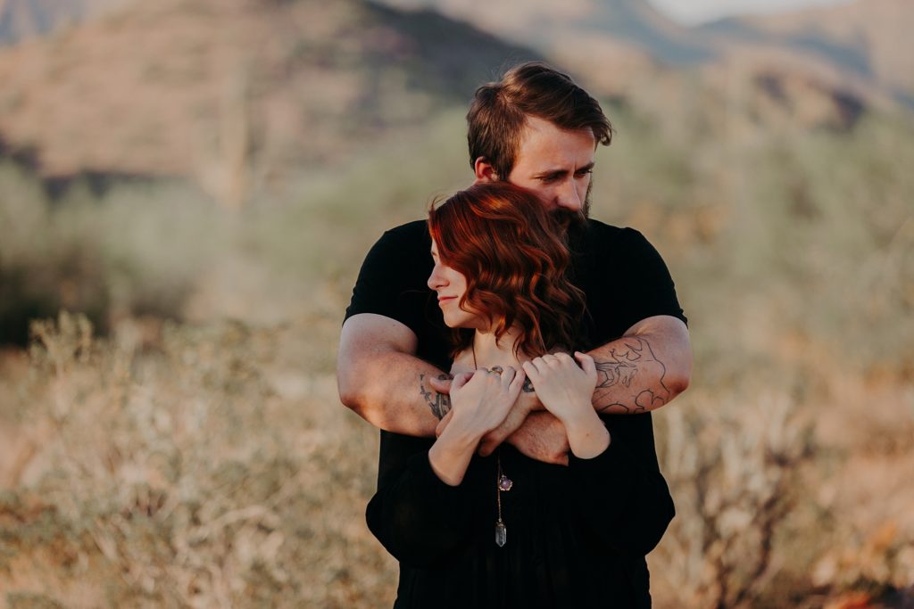 McDowell Mountain Couple's Session by Phoenix Photographer