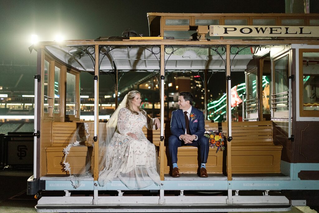 San Francisco Oracle Park Wedding Portraits