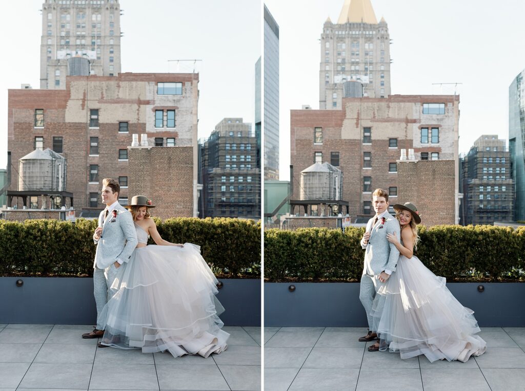 Styled Wedding on Rooftop with Hayley Paige