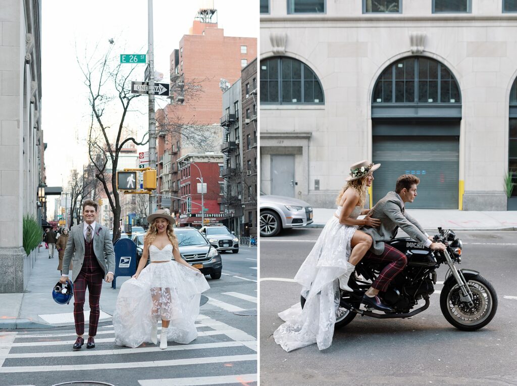 Styled Elopement in NYC with Hayley Paige