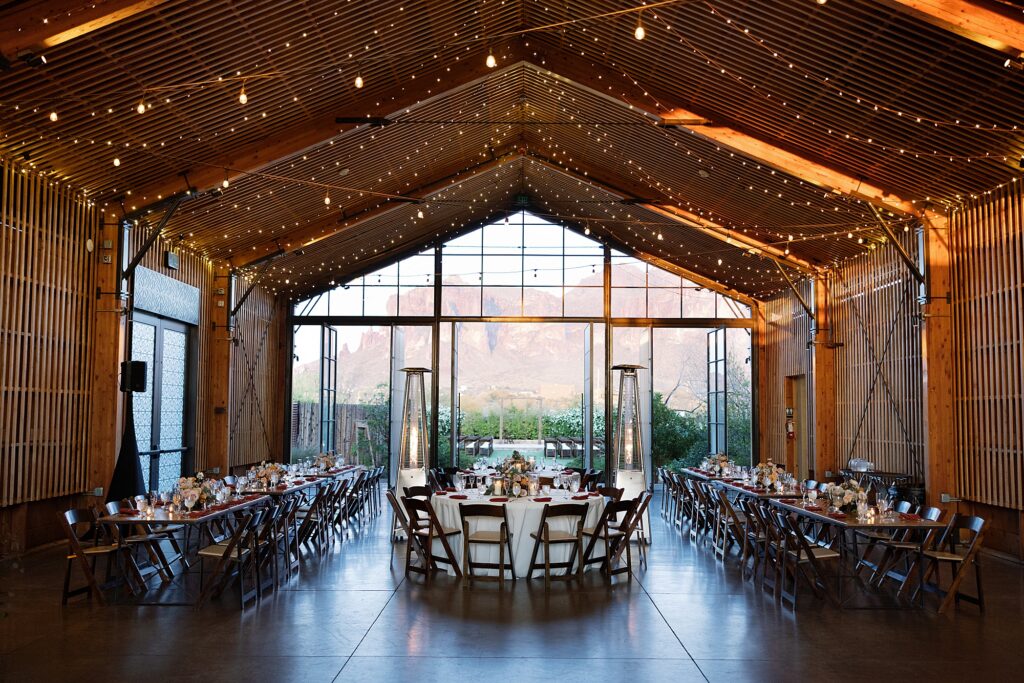 wedding reception at the paseo in apache junction