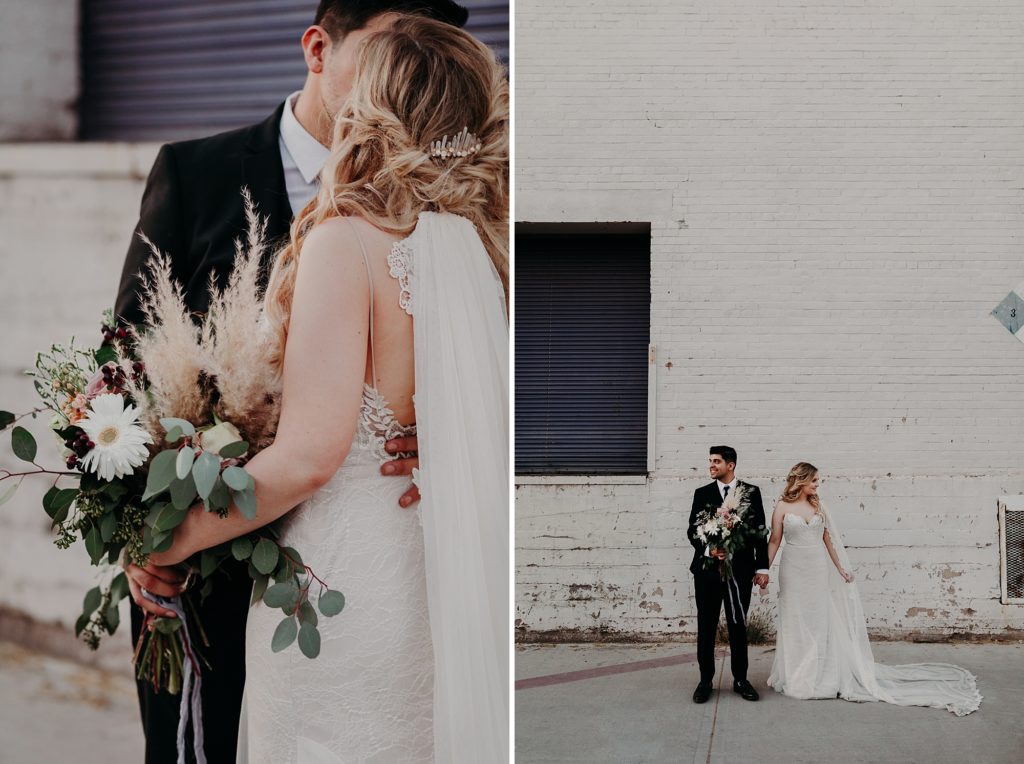 Industrial Dramatic Wedding at The Ice House in Phoenix