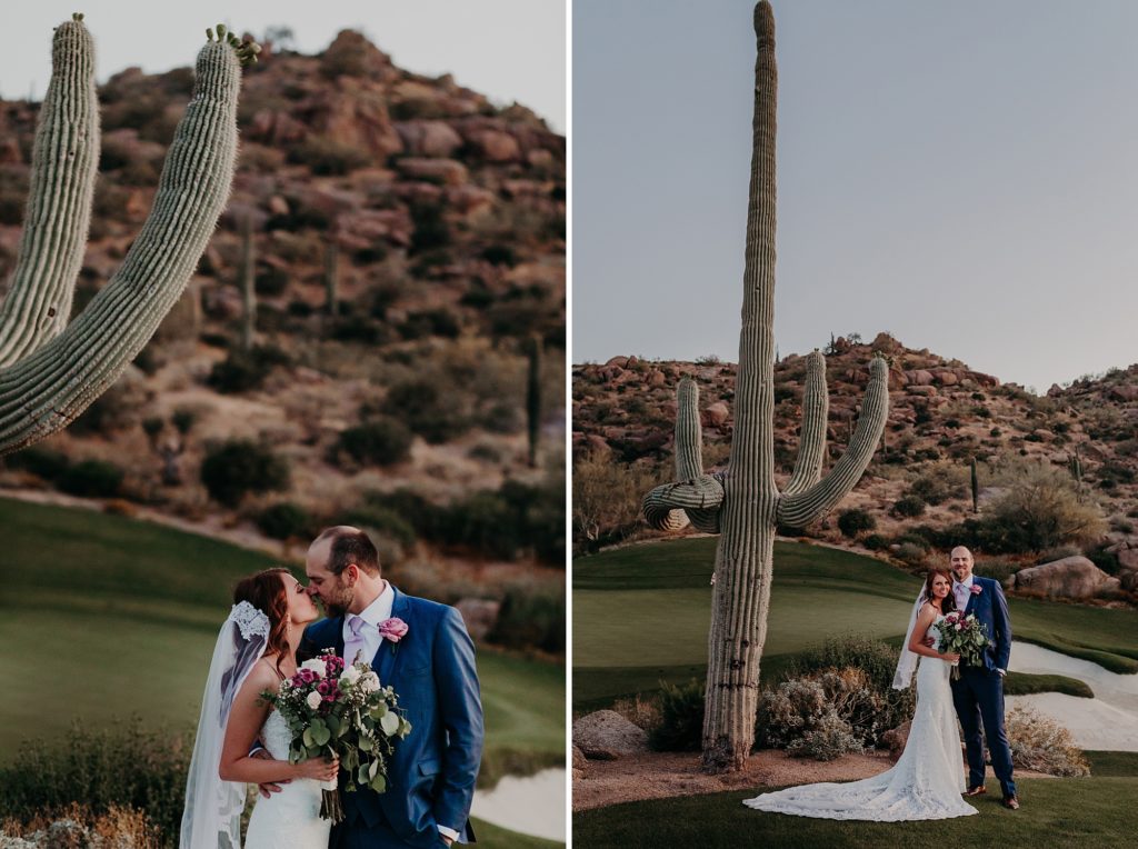 Desert wedding at Estancia in Scottsdale Arizona