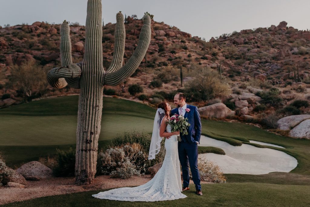 Desert wedding at Estancia in Scottsdale Arizona