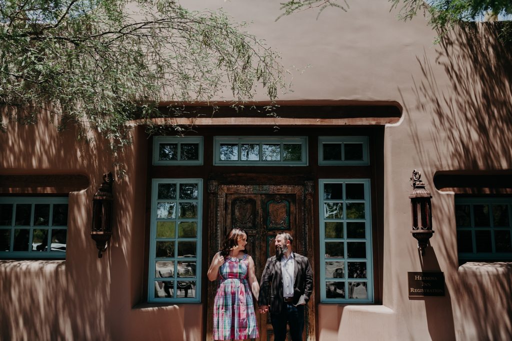 Dramatic Engagement Photos in Jerome Arizona