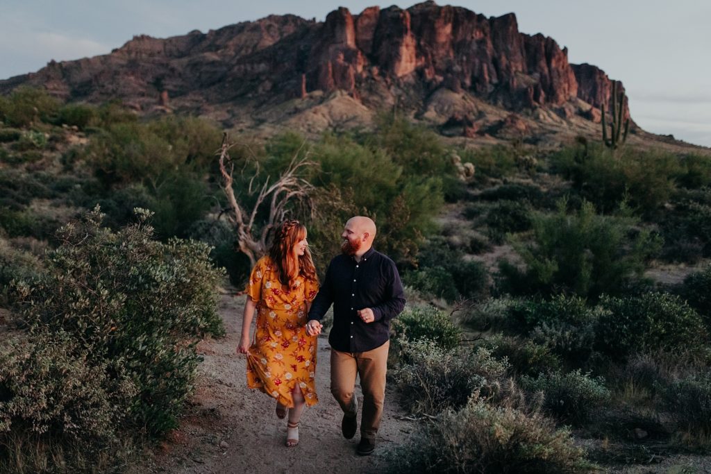 Anniversary Photos in the Superstition Mountains