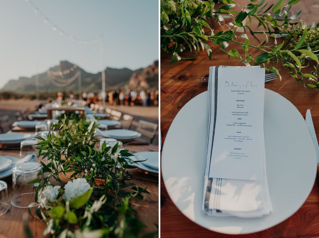 Superstition Mountain Wedding with Cloth and Flame