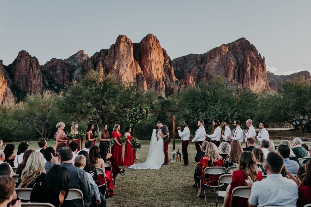 Saguaro Lake Guest Ranch Winter Wedding
