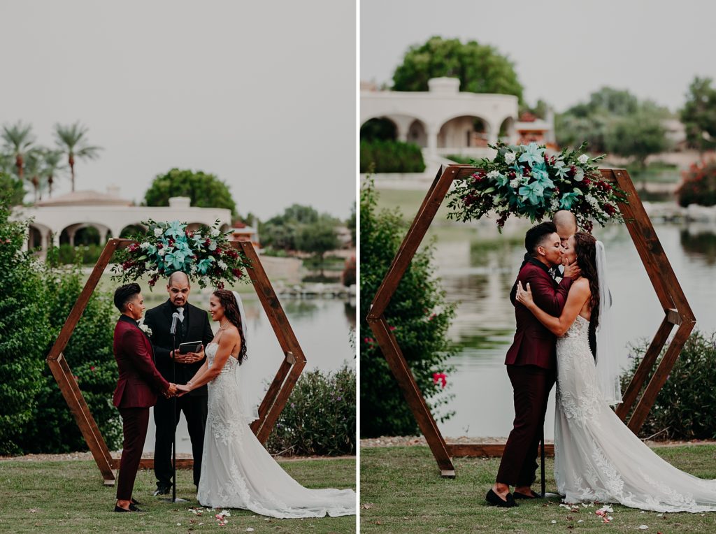 Wedding at Ocotillo Oasis