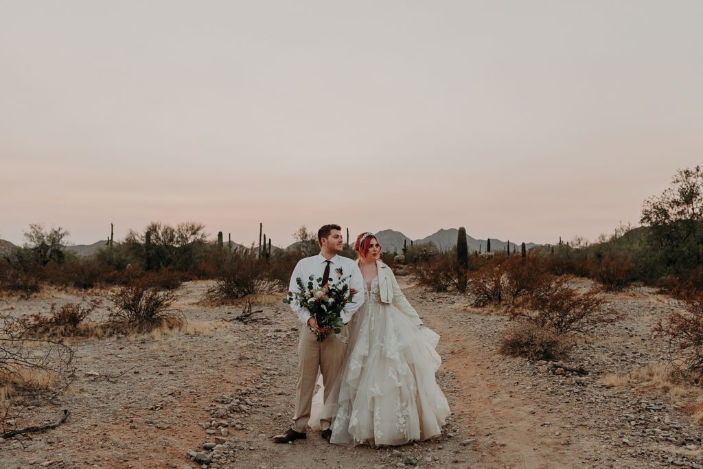 Moody Desert Wedding