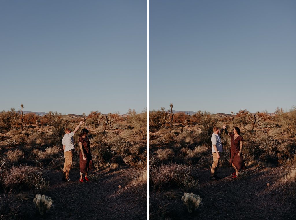 Desert Engagement Photos with Jon and Tiffany