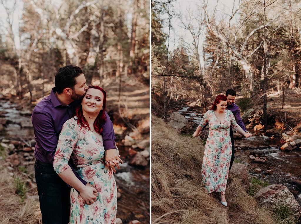 Mitchell and Ashley's Engagement Photos at Horton Creek Trail