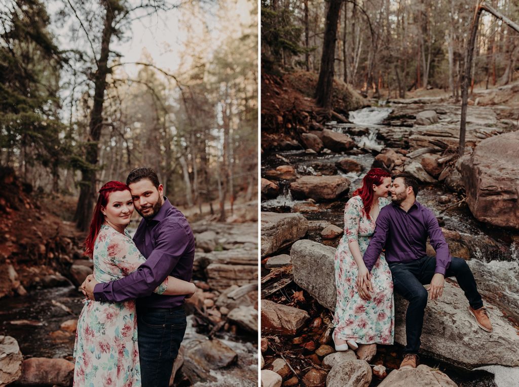 Mitchell and Ashley's Engagement Photos at Horton Creek Trail