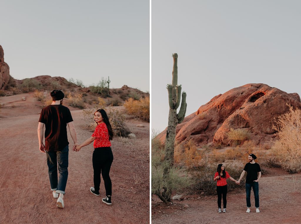 Couples Session At Papago Park