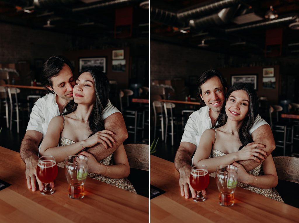 Craft Beer and Ice Cream Engagement Session