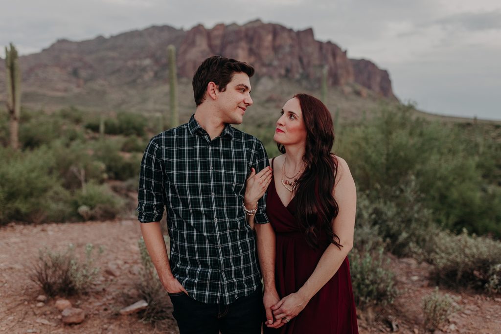 Engagement Photos in the Superstitions