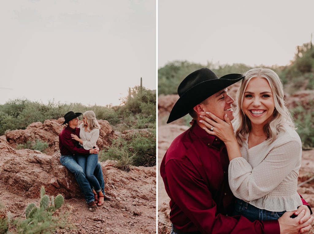Zach and Carly's Salt River Engagement Session