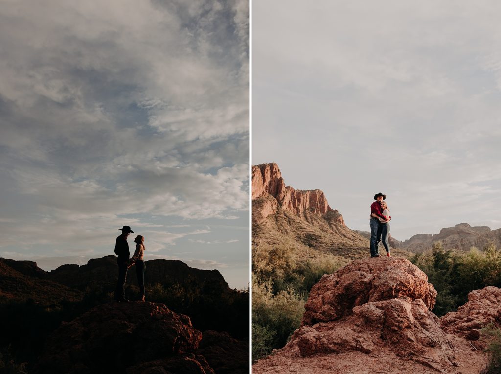 Zach and Carly's Salt River Engagement Session