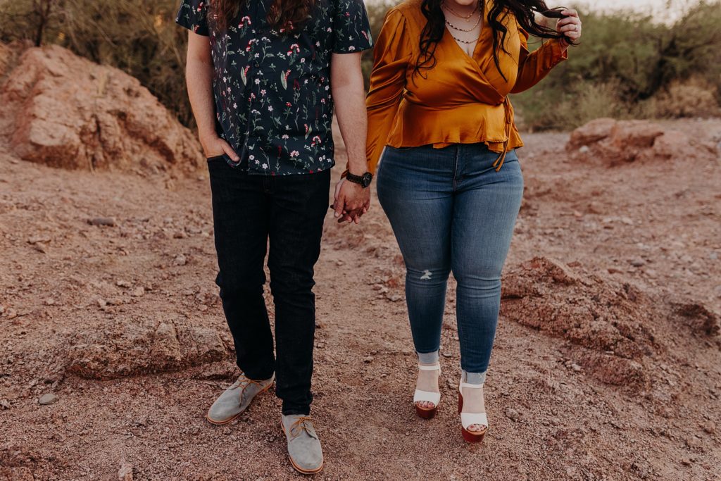 Zach and Courtney's Engagement Session at the Salt River