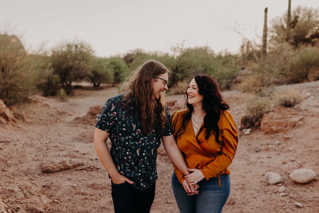 Zach and Courtney's Engagement Session at the Salt River
