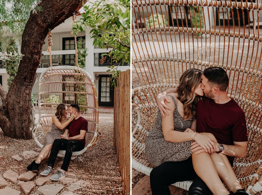 Melissa and Brandon's Engagement Session at The Scott Resort
