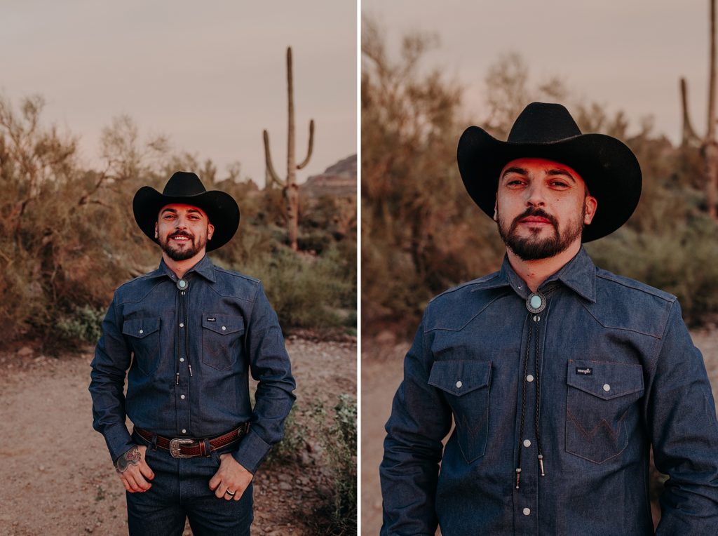 Morgan and Dylan's Desert Engagement Session