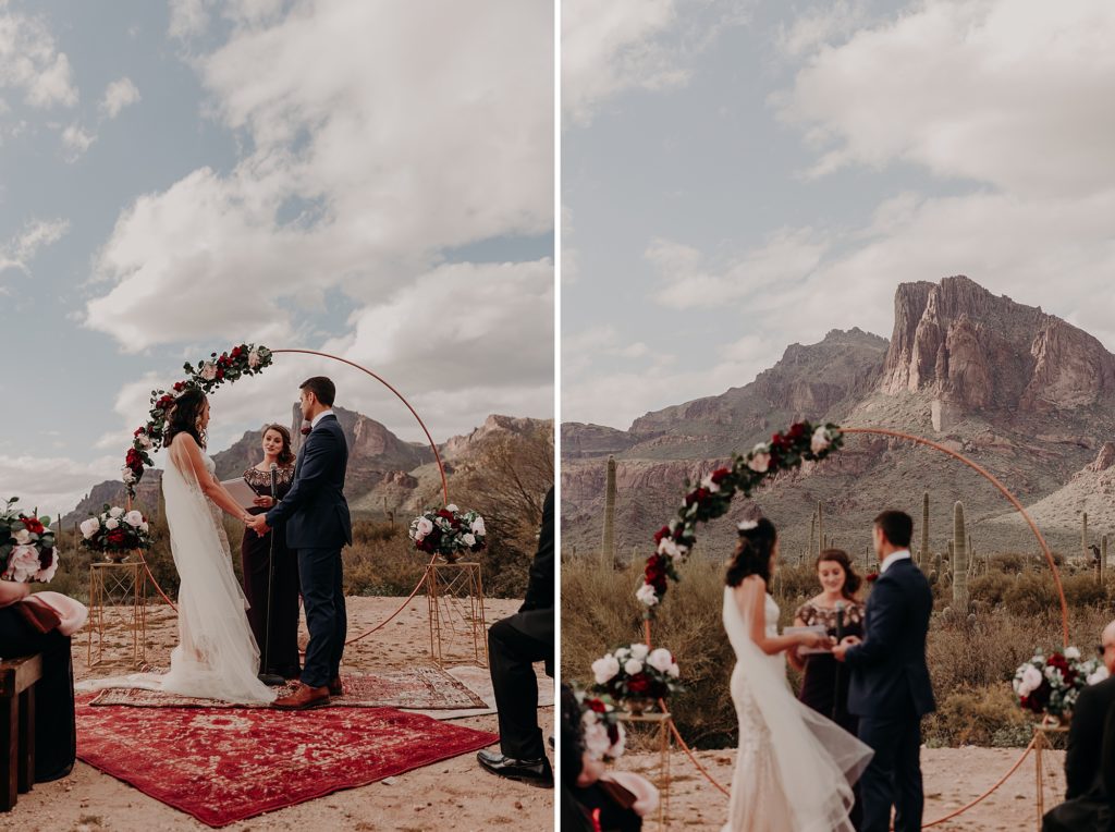 Dave and Sara's desert wedding
