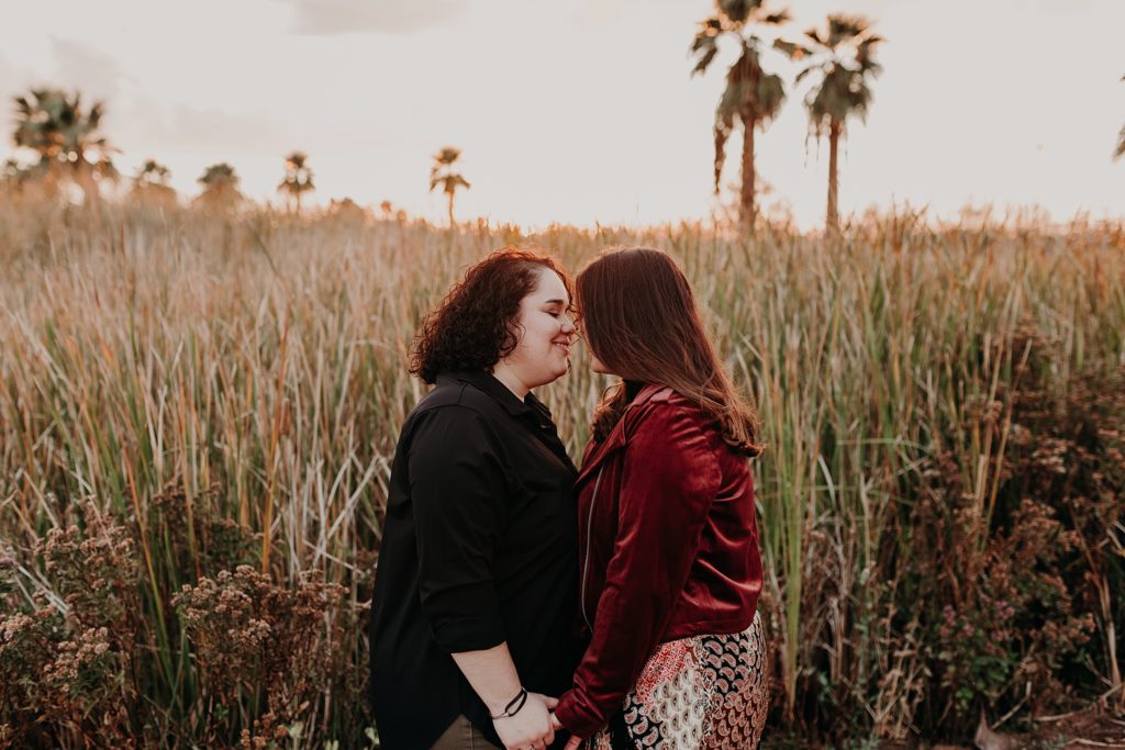 Papago Park engagement session for Gaby and Jana