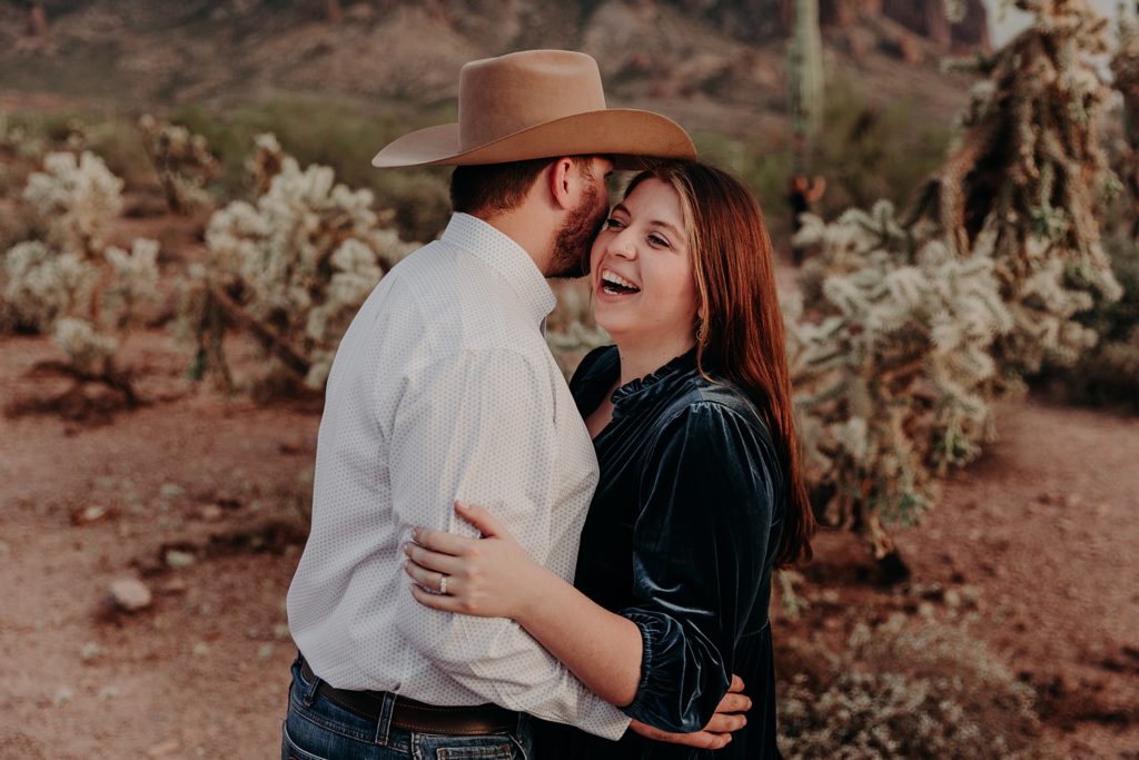 Kylee and Cody's Superstition Engagement Session