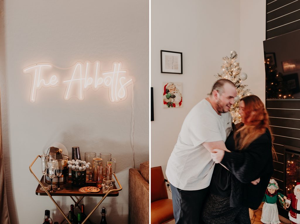 cozy Christmas Photo session with Nik and Kait