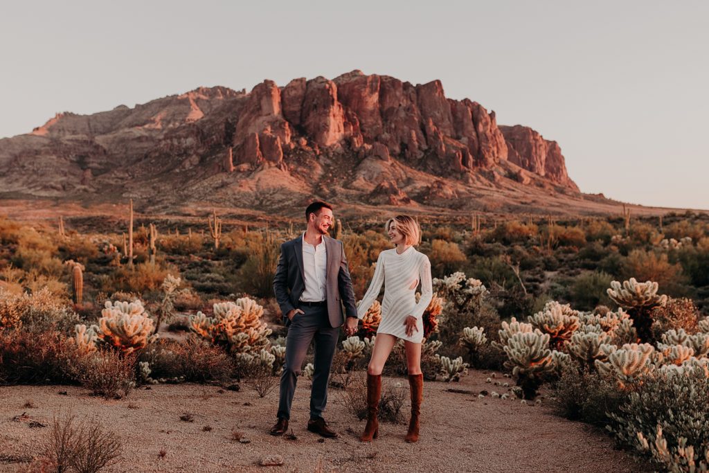 John and Sophie in the Superstition Mountains